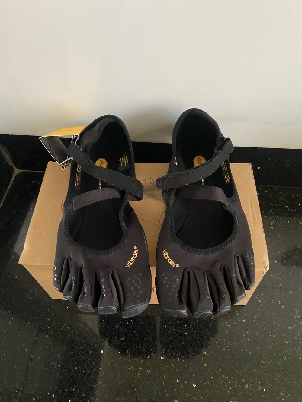 Vibram Women's Black Mary Jane FiveFingers Toe Shoes